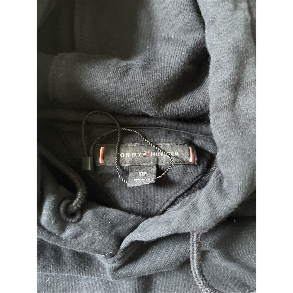 Tommy Hilfiger Iconic Flag Popover Hooded Sweatshirt Small Sporty Casual Cozy - Picture 4 of 6